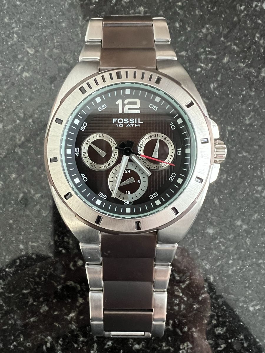 Fossil Orologi: FOSSIL Chronograph Edelstahl Herrenuhr – Usato da Obfelden venduto da Moscheli
