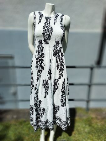 Damen Sommerkleid, Weiss, Gr. XS