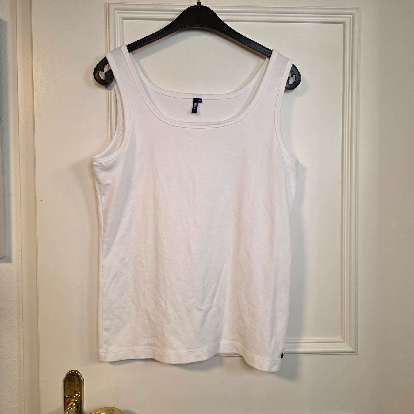Cecil Tops: Cecil Weißes Basic Tanktop Damen Gr. 40/L – Neuf (Voir description) à Wald ZH par CapLux 1