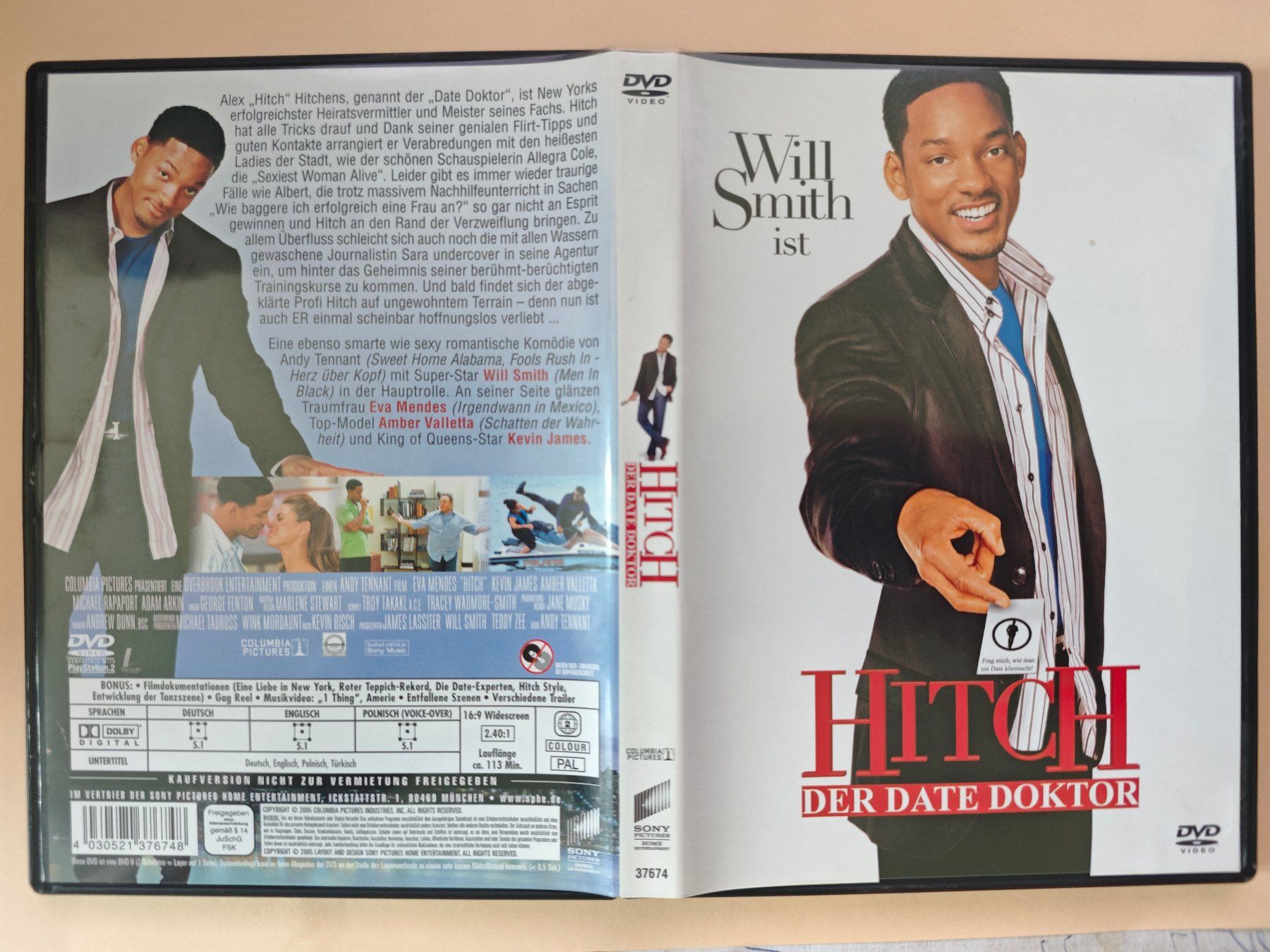 Tutti i DVDs: Hitch - Der Date Doktor – Usato da Laufenburg venduto da Toni5010