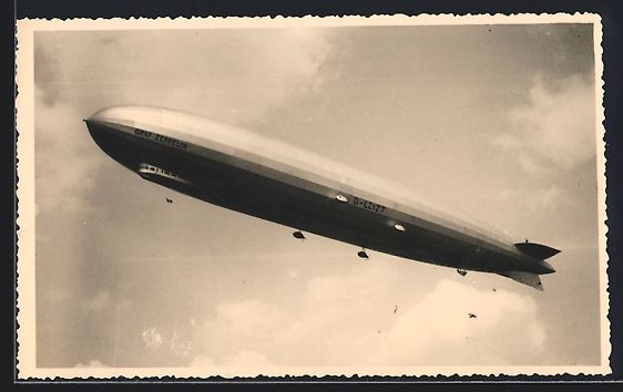 Bilder & Poster: Foto-AK Luftschiff Graf Zeppelin im Flug – Gebraucht aus Berlin von bartko-reher