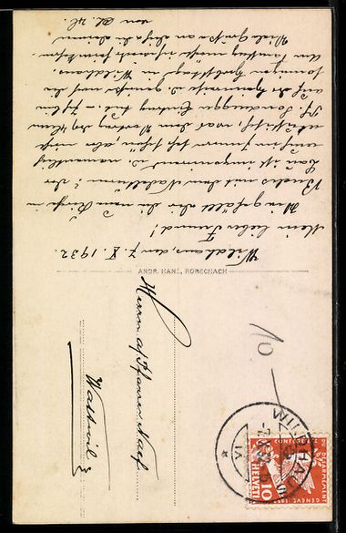Cartes postales: AK Buchs /SG, Blick nach der Ref. Kirche – D'occasion à Berlin par bartko-reher 1