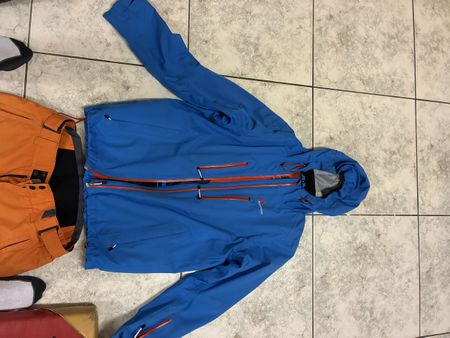 Skianzug Albright blau orange Funktionskleidung Set