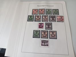 Umfangreiche Sammlung DR, GENERALGOUVERNEMENT ** / O / *