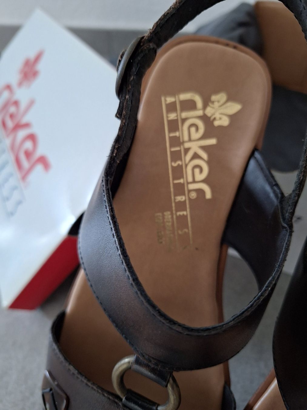 Rieker Scarpe da donna: Damensandale Rieker – Nuovo e nell'imballaggio originale da Mühlethal venduto da prackendorf 4