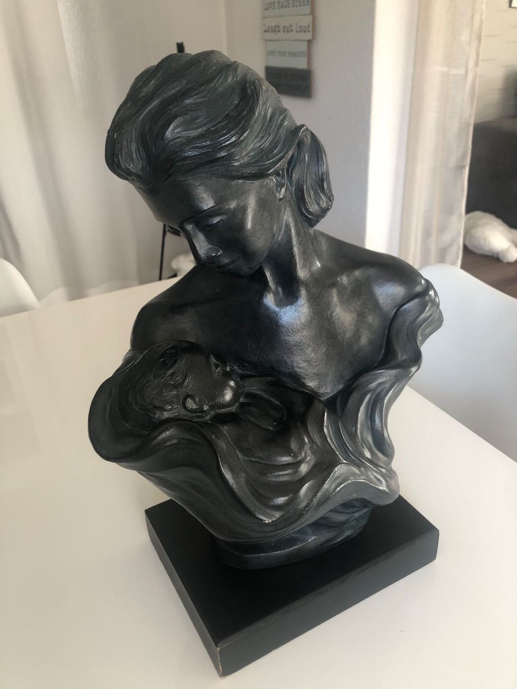 Sculture & Statue: KUNST Org.Vintage Austin Sculpture Mutter mit Kind, Top! – Usato da BERNECK venduto da kappi321