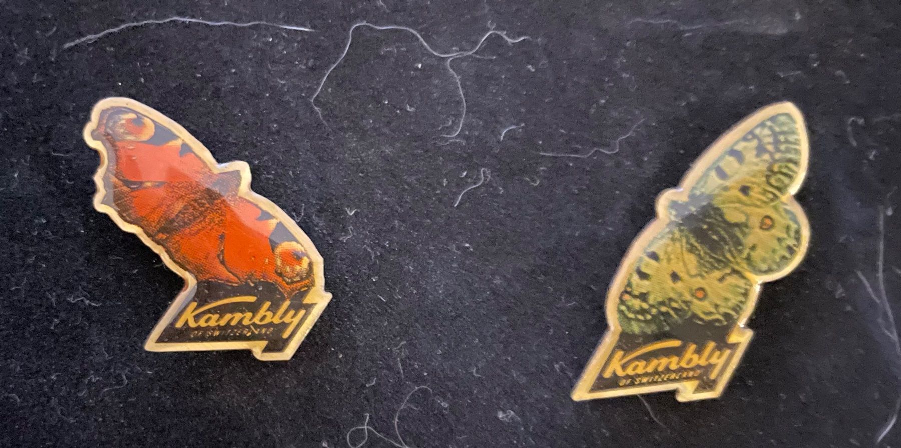 Placchette & Badge: 4 Kambly Schmetterling Pins - 90er – Nuovo (secondo la descrizione) da Zell ZH venduto da johsu79 2