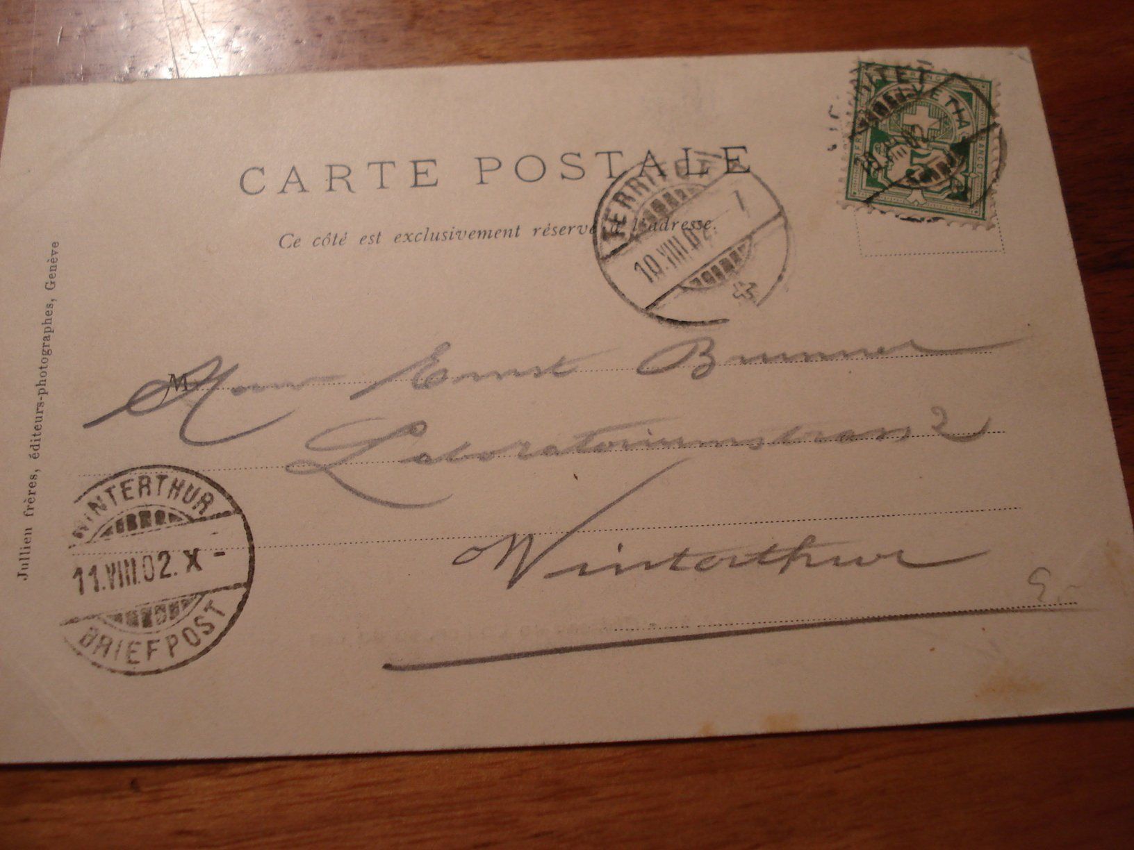 Cartoline postali: Chateau de Chillon, vu du Lac, 1902, o Territet – Usato da Niederwil AG venduto da morostahu 2