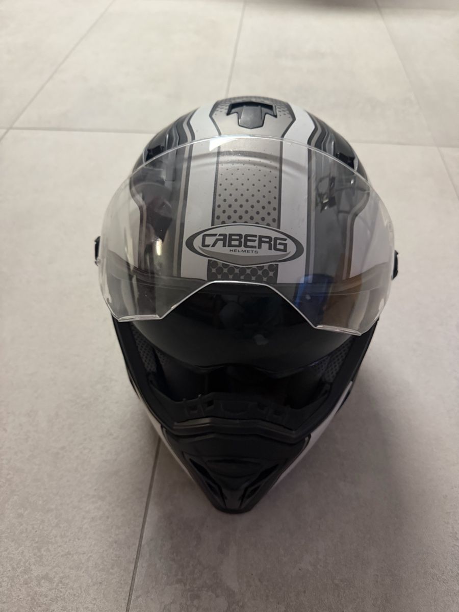 Caschi & visiere: Caberg Motorradhelm weiss/schwarz Grösse L  – Usato da Emmenbrücke venduto da itsnue 3