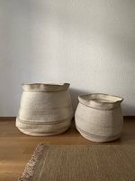 2 grosse Zara Home Aufbewahrungskörbe  Natur