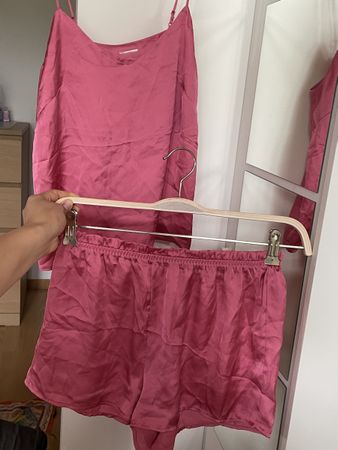 Satin Pyjamaset Gr. S, H&M