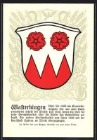 Wasterkingen, Wappen auf Ähren-Ornament