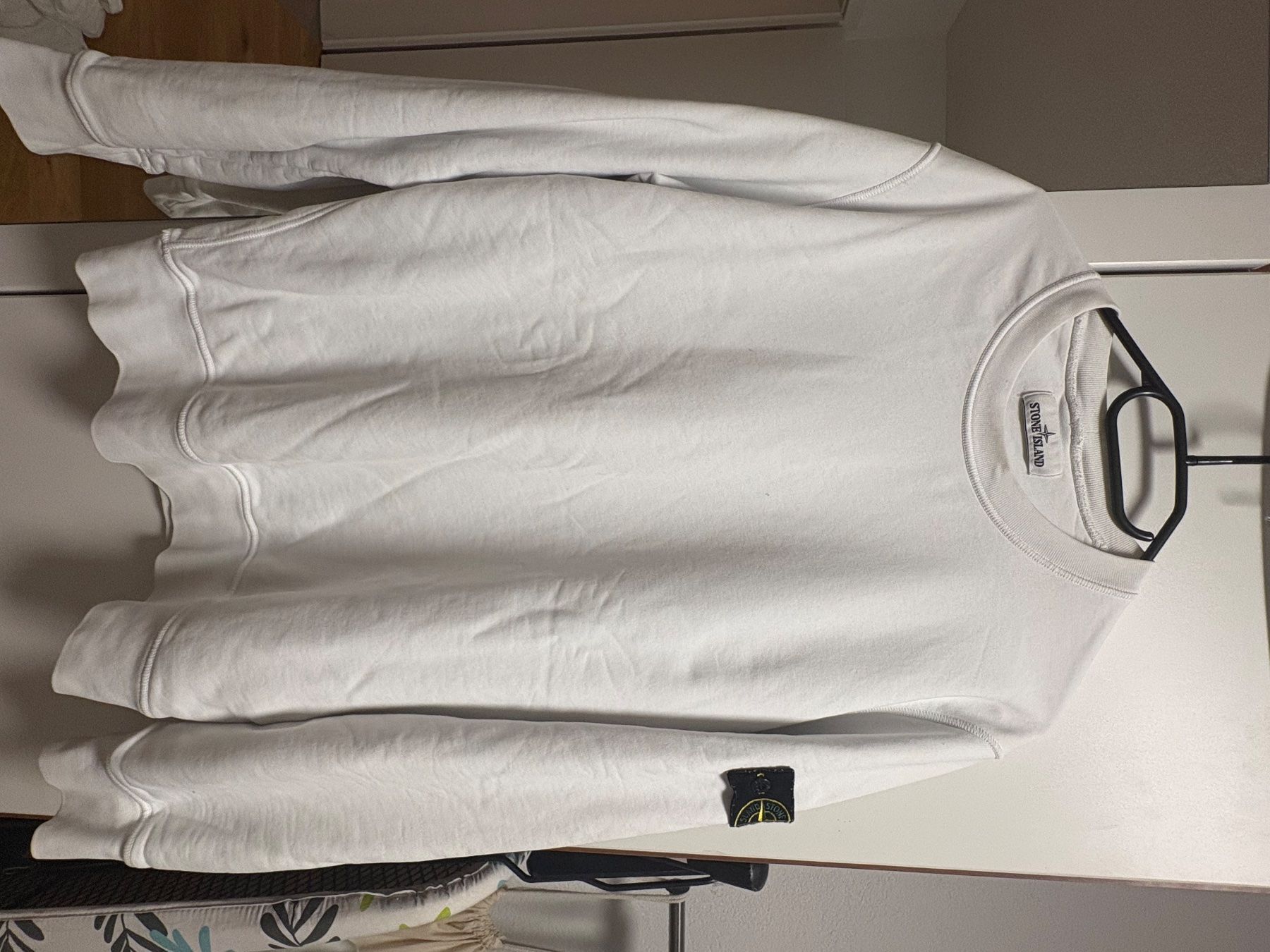 Stone Island Maglioni & Felpe: Stone Island Pullover weiss Grösse L guter Zustand – Usato da Müntschemier venduto da sra_8wph 3