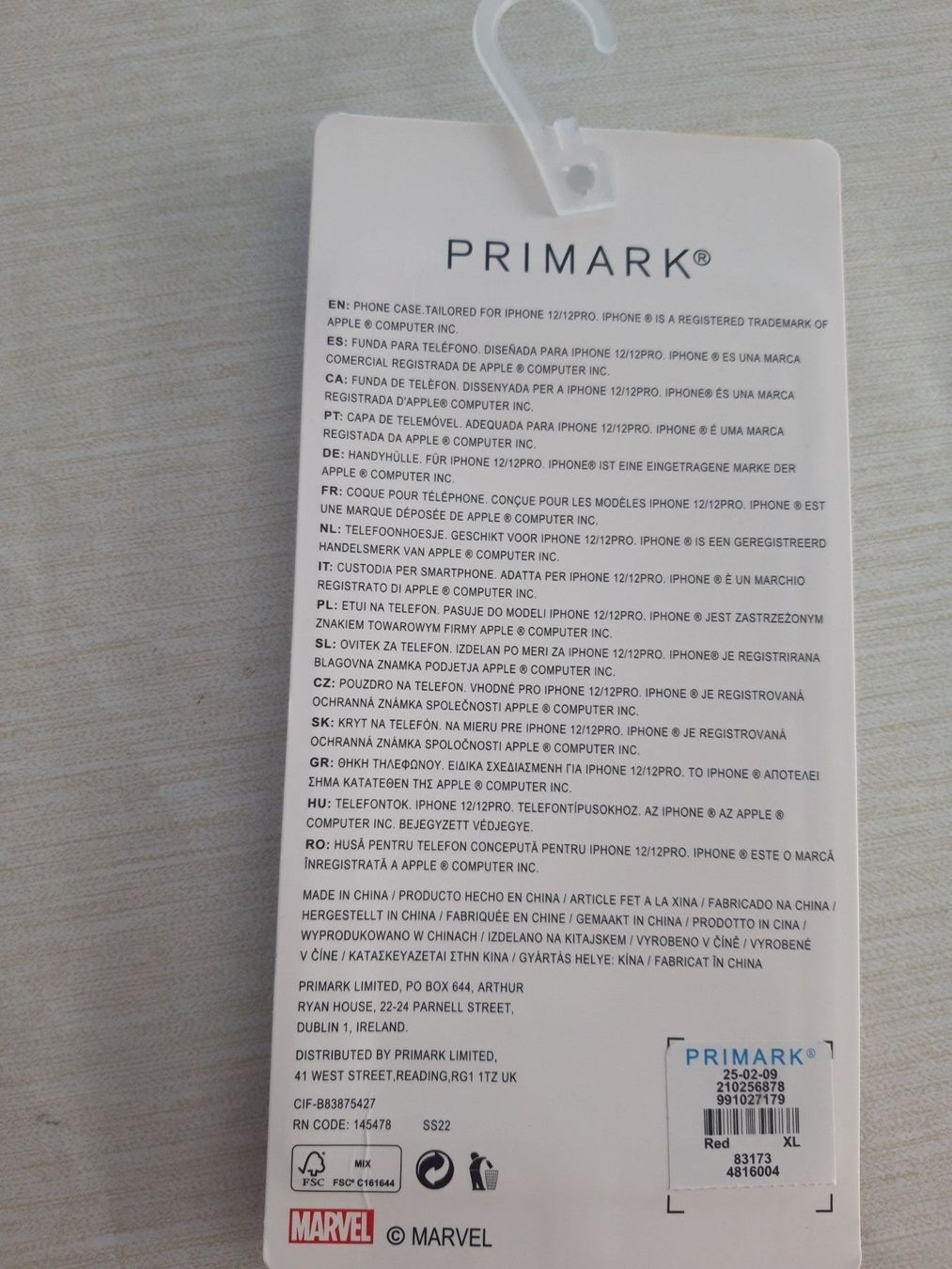 Apple Cover & Protezioni schermo: Handyhülle MARVEL für IPHONE 12/12PRO – Nuovo e nell'imballaggio originale da Gelterkinden venduto da sonne1976 1