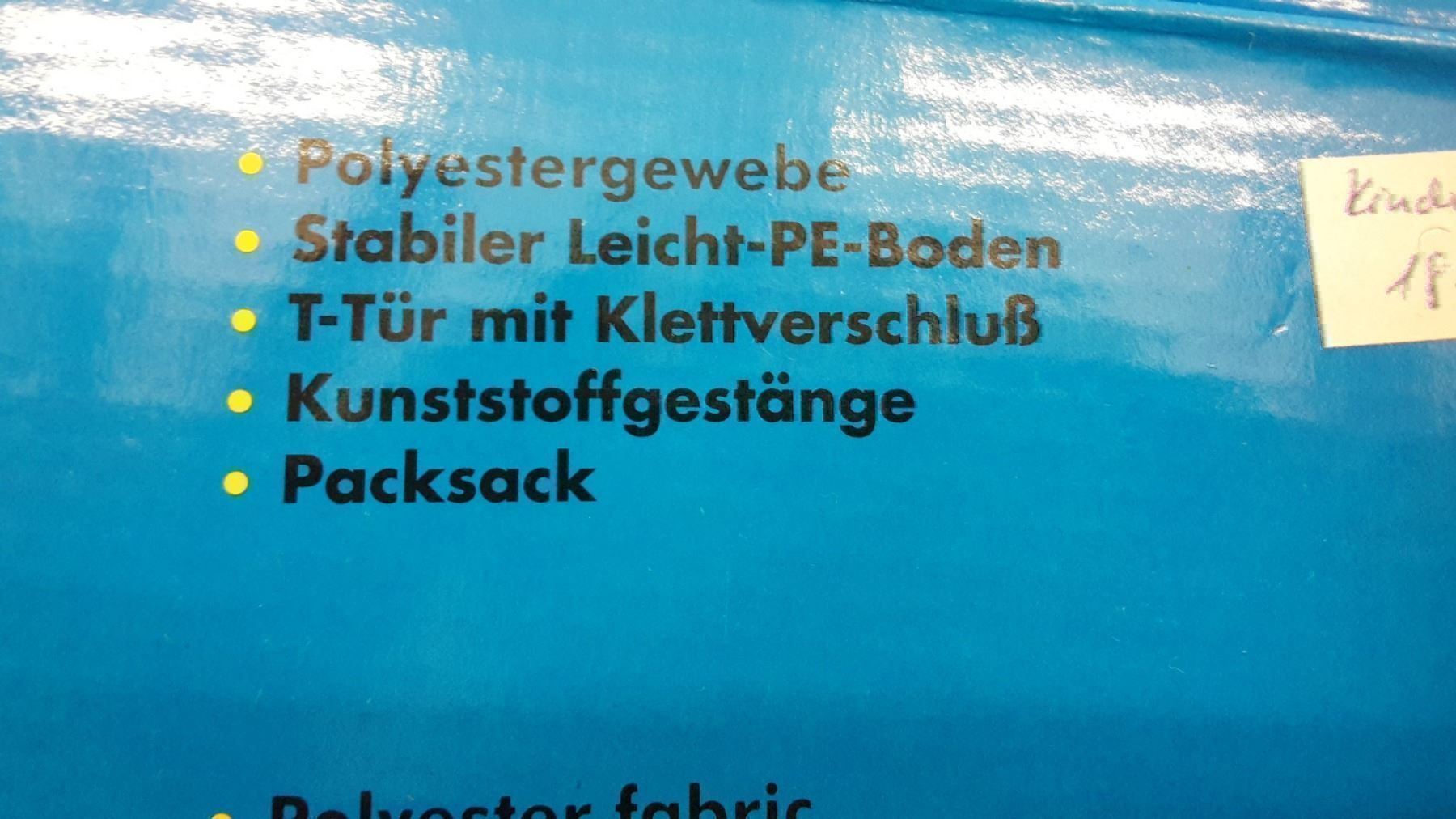 Tende & Padiglioni: Kinder Iglu Zelt – Nuovo e nell'imballaggio originale da Schwarzenburg venduto da Flamingo07 2