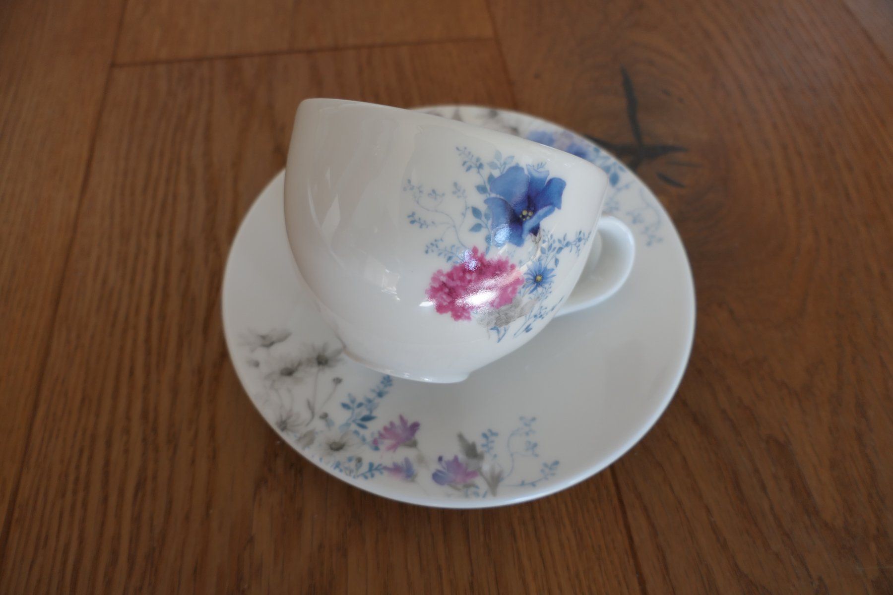 Set di piatti: Geschirrset 36 Teilig für 6 Personen Bone China Blumen Fleur – Nuovo e nell'imballaggio originale da ESCHENBACH SG venduto da MAKULU04 6