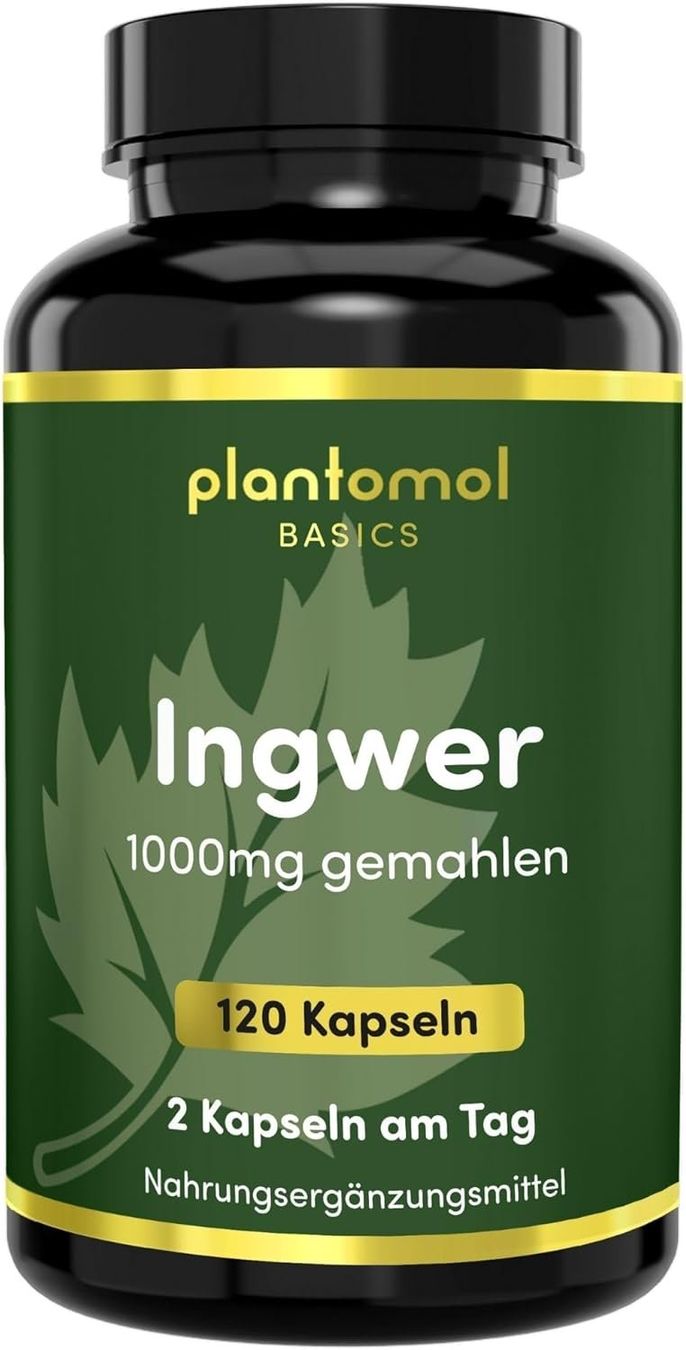 Cibi & Specialità: Ingwer Kapseln 1000mg 2 Monate Vorrat – Nuovo e nell'imballaggio originale da Suhr venduto da SchnapperCH