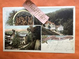 Alte Ansichtskarte "Gruss aus Bad Antogast" 1908 
