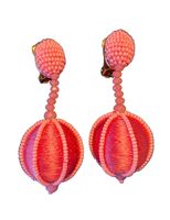 Oscar de la Renta earrings, like new