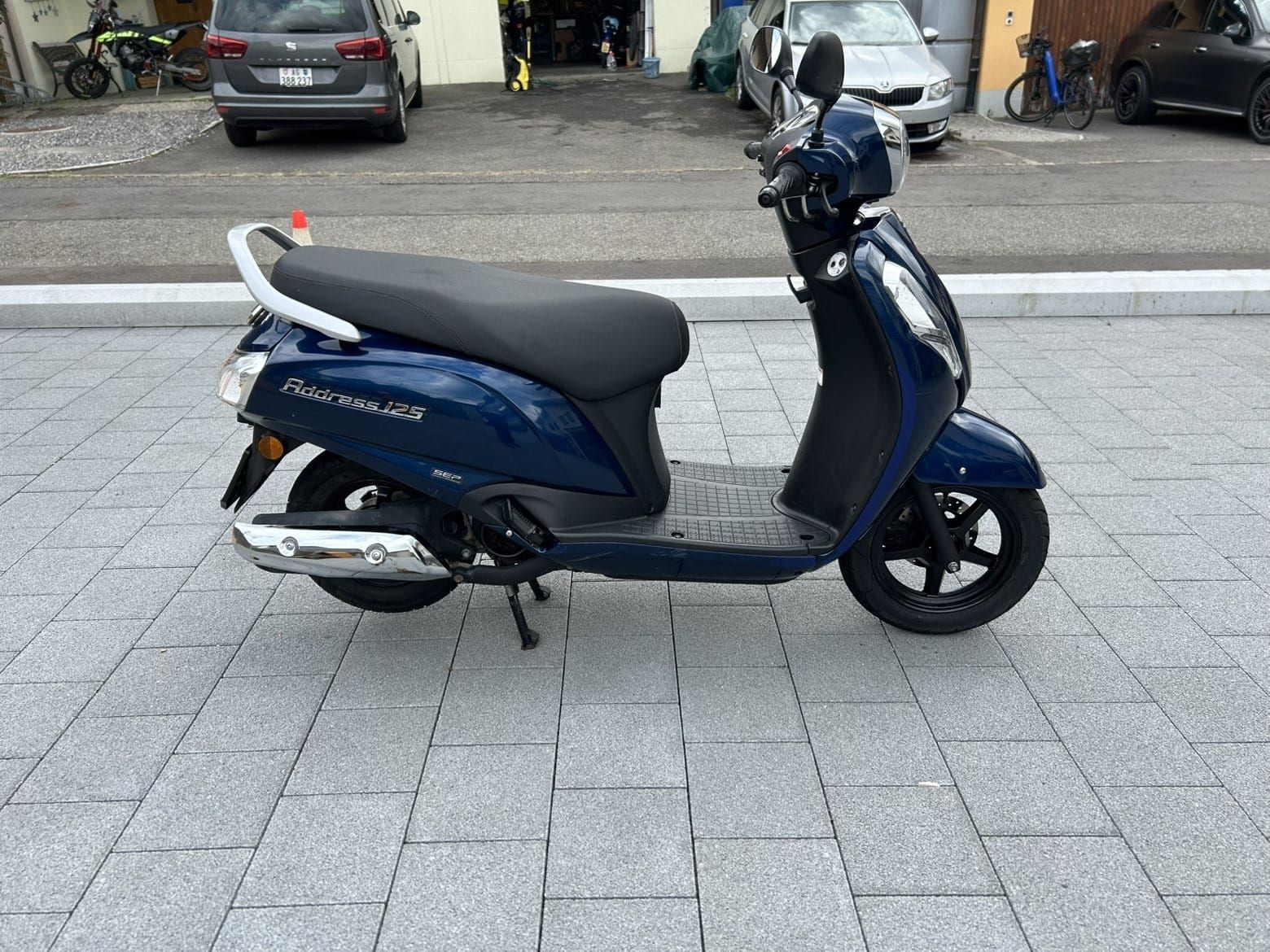 Suzuki Altro: Motorroller Suzuki Address 125 blau  – Usato da Seengen venduto da kaese01 3