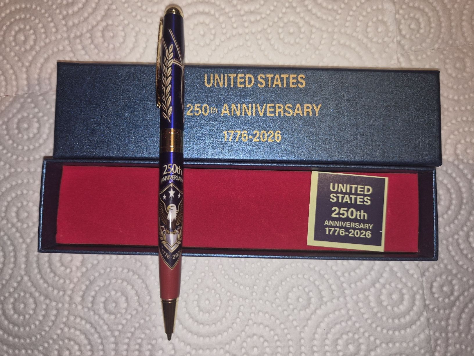 Penna & Evidenziatori: Stylo commémoratif 250 ans USA – Nuovo (secondo la descrizione) da Senèdes venduto da hen_fw8b 1