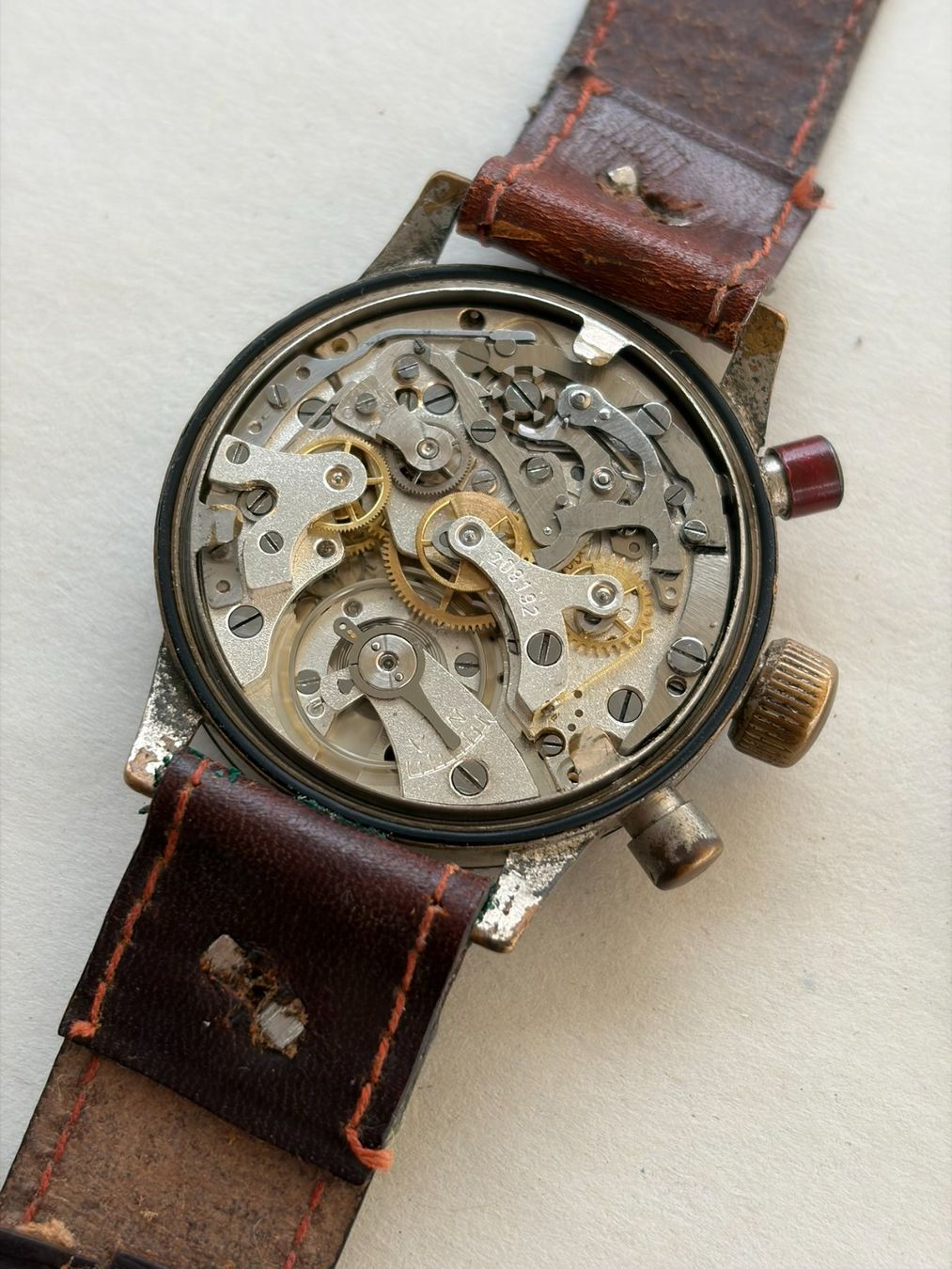 Orologi: 1940s Tutima Glashutte Urofa 59 - original strap - SUPERB – Usato da Pregassona venduto da camus84 7