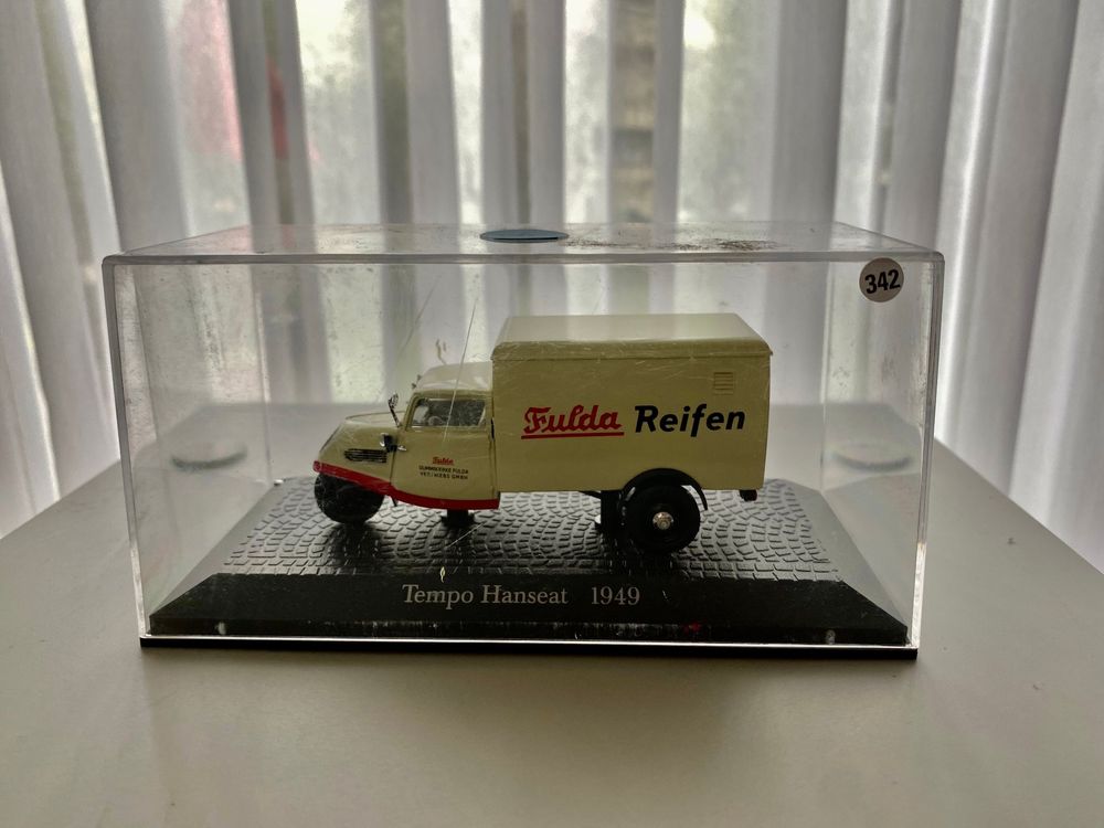 Tempo Hanseat 1949 Fulda Reifen Atlas DDR 1-43 342 Spiegel r 2