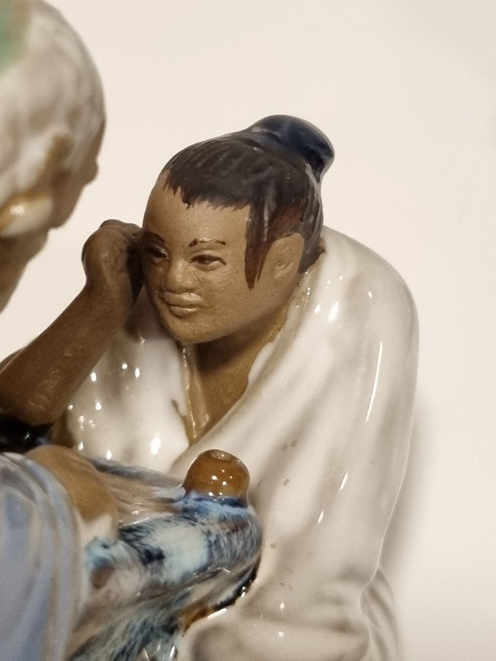 Statuette: 3 Keramik Mudmen Figuren China Vintage – Usato da Scharnachtal venduto da devin03 5