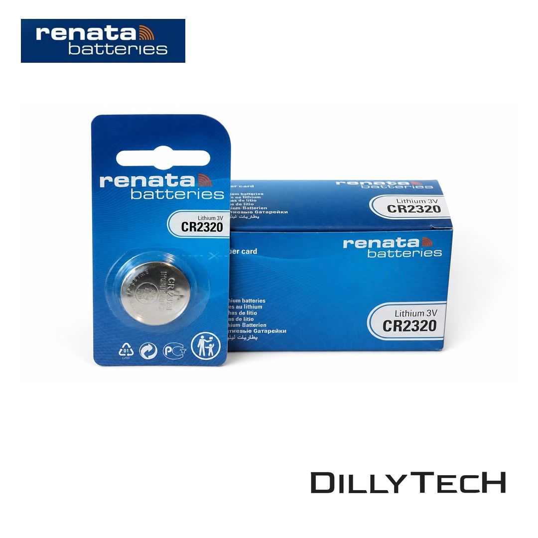 Akkus & Batterien: Renata CR2320 Lithium Knopfzellenbatterie - 3 Stk. – Neu und originalverpackt aus Meilen von DillyTecH 2