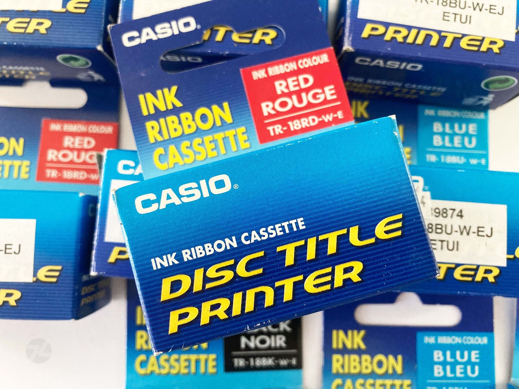 Cartucce per stampanti & toner: 10x Casio Disc Title Printer Ink Ribbon Cassette Farbband – Usato da Wetzikon ZH venduto da cyan74