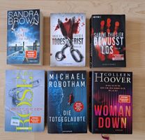 6x Romane, Thriller, Bücherpaket gemischt