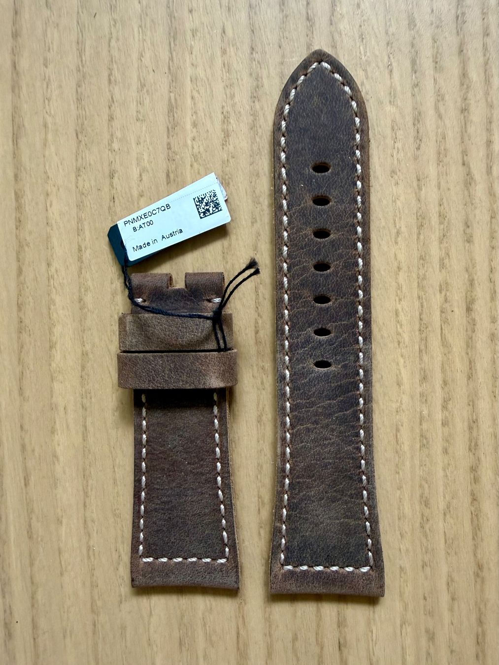 Panerai Armbänder & -reifen: Panerai OEM brown leather strap - NEW with tag – Neu (gemäss Beschreibung) aus Rivaz von yoda2005