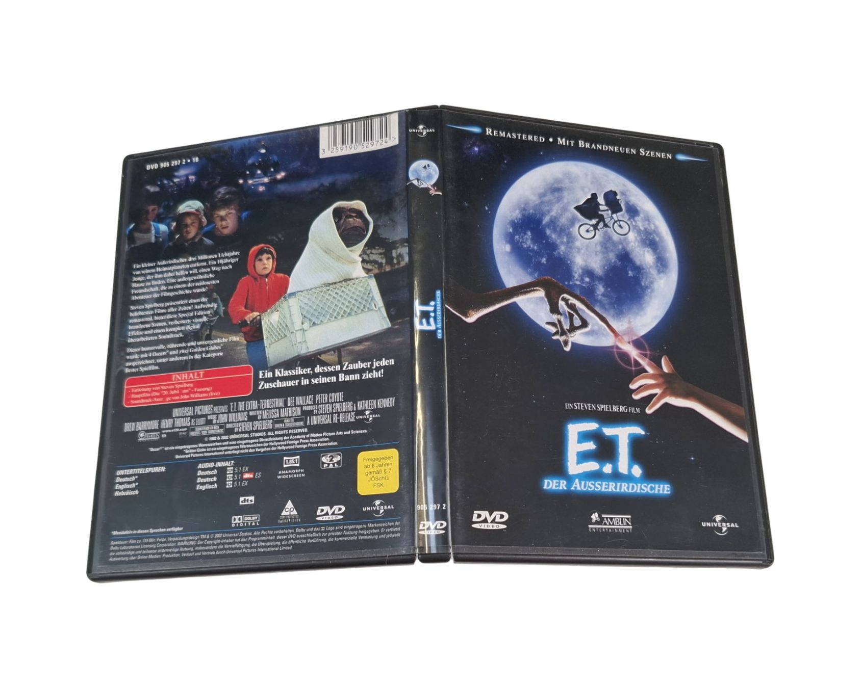 Tutti i DVDs: DVD E.T Der Ausserirdische 2002 – Usato da Wil SG venduto da Restwert_Wil 2