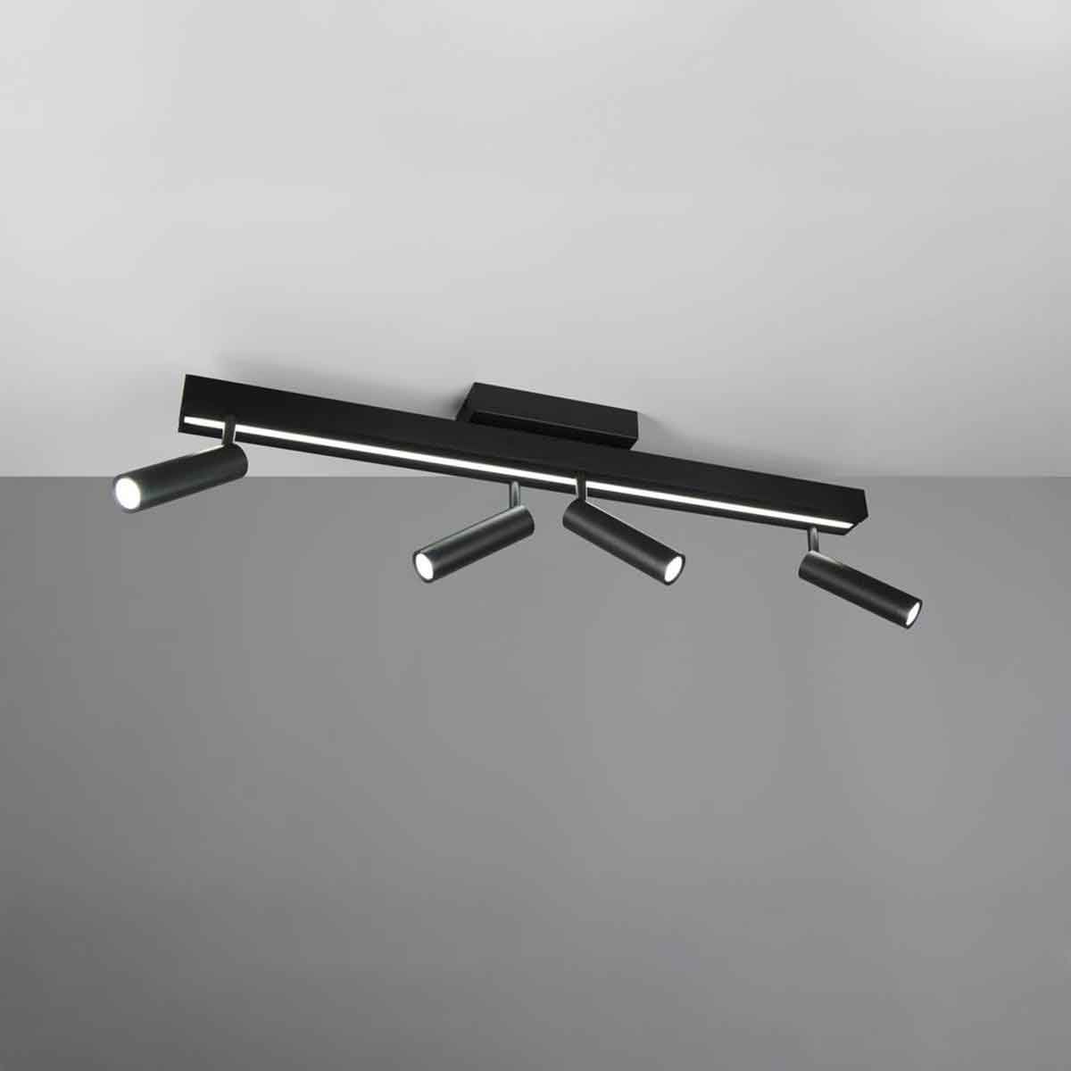 Kronleuchter & Deckenlampen: LED Deckenleuchte, Schwarz,133 cm x 8 cm – Neu (gemäss Beschreibung) aus Kreuzlingen von Smart-Light 8