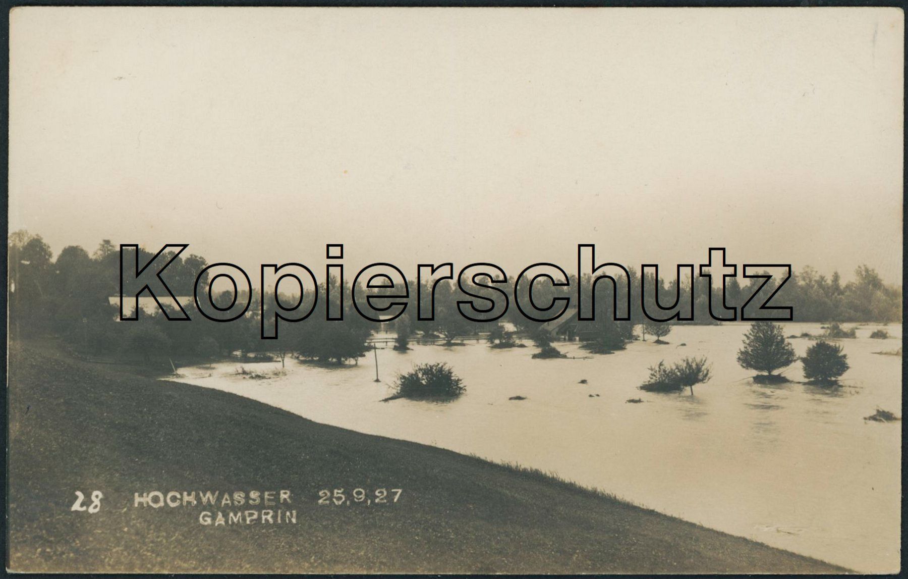 Cartes postales: FL Gamprin - Hochwasser - Katastrophe – Neuf (Voir description) à Schindellegi par masutka7