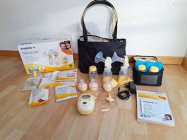 Medela freestyle Doppelmilchpumpe, neuwertig, extra Zubehör