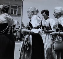 Foto H. Leu, St. Gallen, Appenzell, Fronleichnam, Trachten