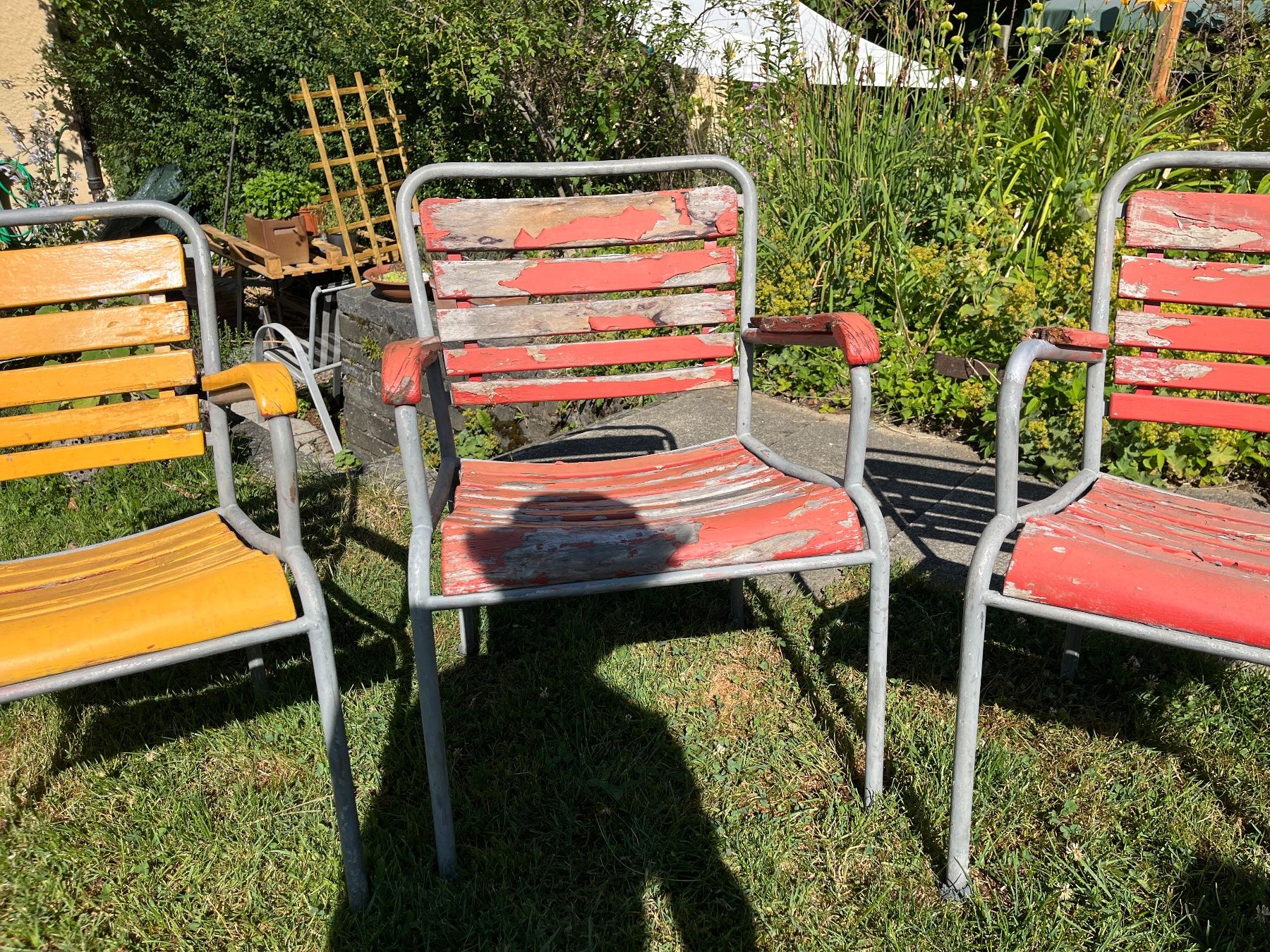 Sedie: Stuhl Garten Vintage Holz – Usato da Zürich venduto da schweinsbraten 4