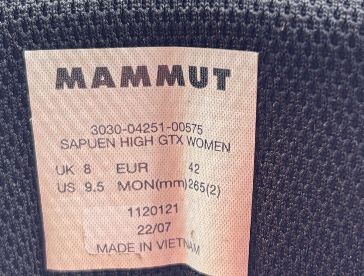 Mammut Scarpe da donna: Bergschuh Mammut 42 Wandern – Usato da Eigenthal venduto da Khuk 4
