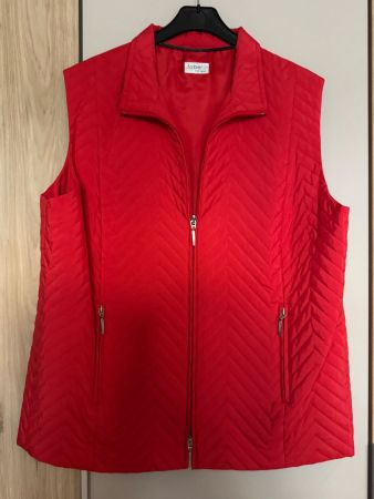 Gilet matelassé rouge Faber, occasion, bon état général