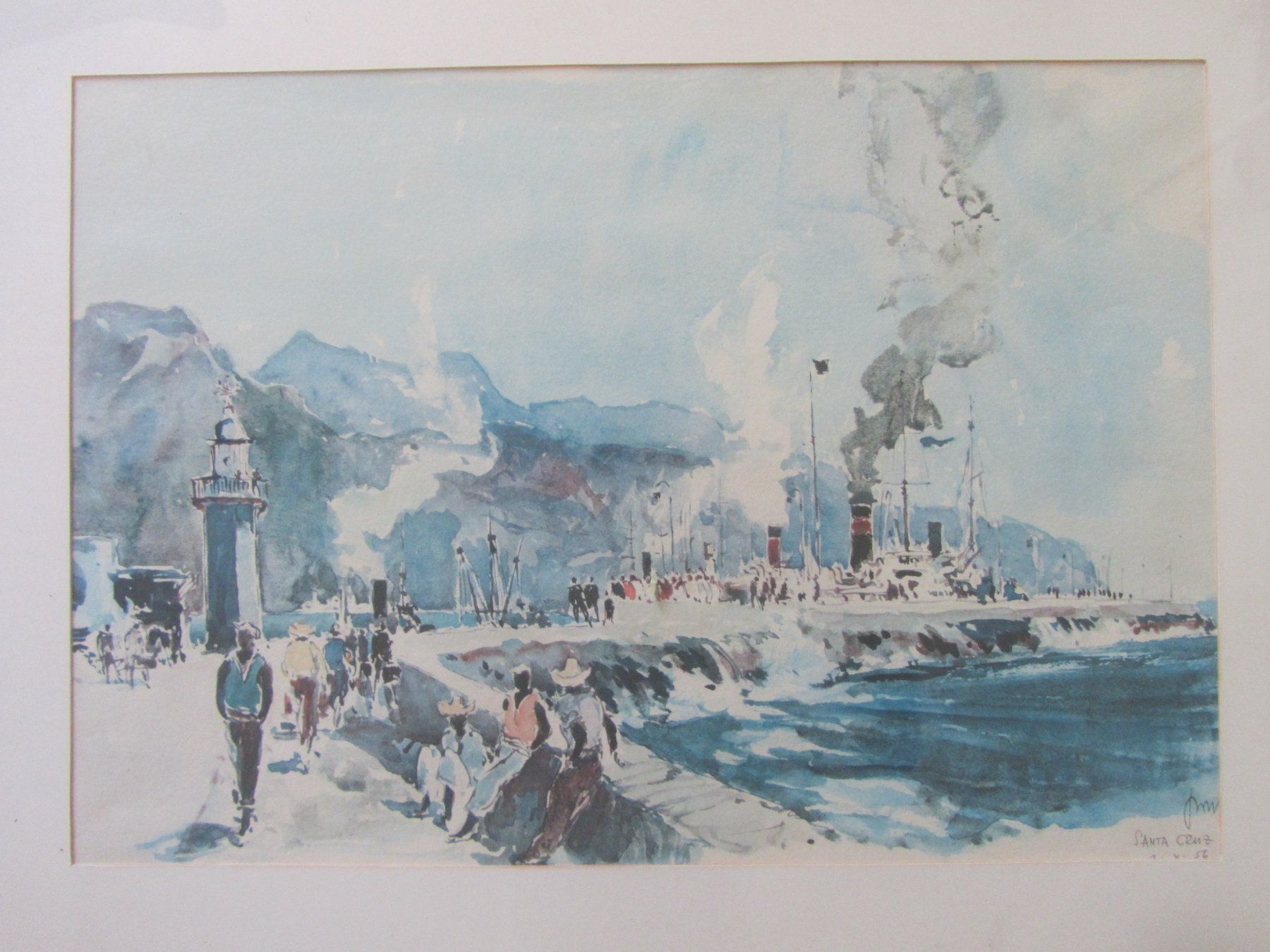 Dipinti: Aquarell Hafenszene – Usato da Seengen venduto da mikelele 2