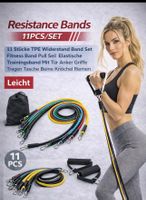 Fitness Widerstandsbänder Set – 11-teilig