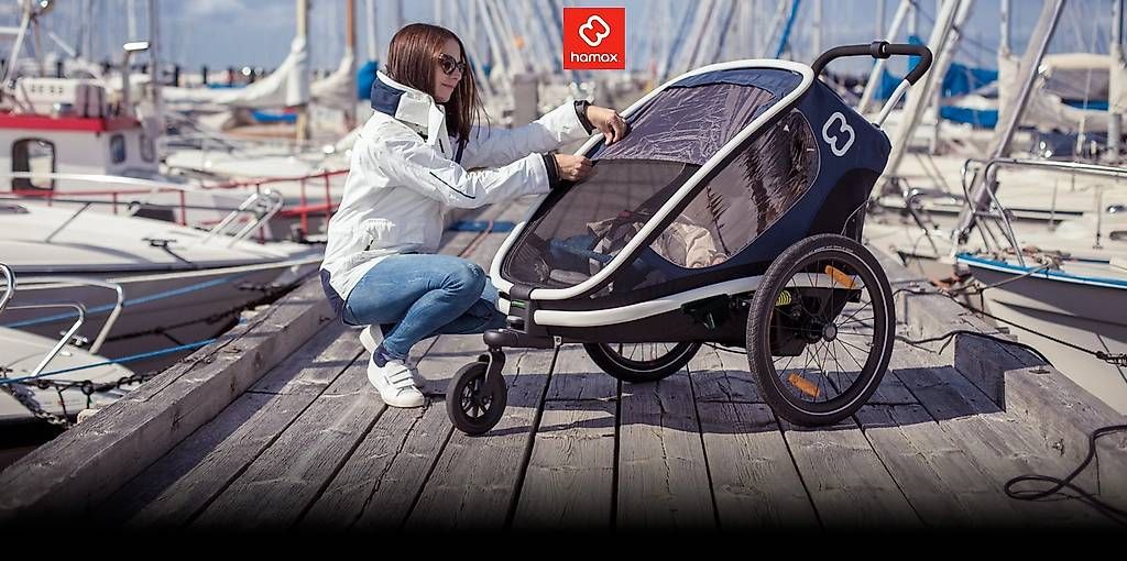 Hamax Rimorchi: Hamax Remorque vélo Outback Twin – Usato da Le Mont-sur-Lausanne venduto da winelover1018 1