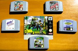Nintendo 64 : 6 jeux ! Fonctionnent & très bon état