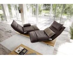 Top 2 Sitzer-Relaxsessel aus Leder, verstellbar, neuwertig!