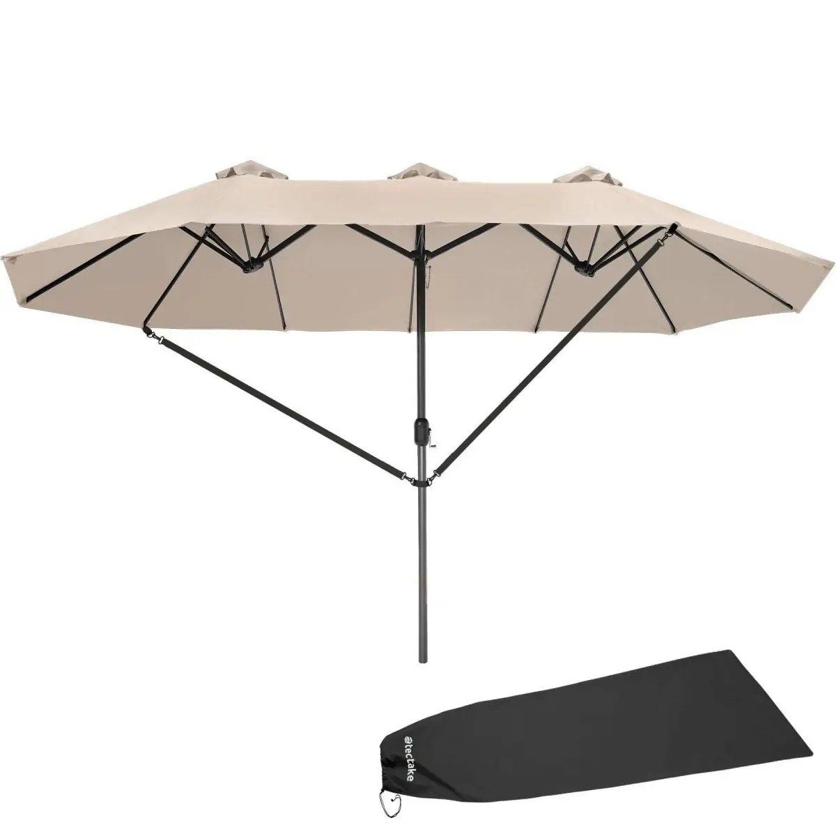 Ombrelloni: Sonnenschirm 460x270cm mit 3 Winddächern ZENVARO – Nuovo e nell'imballaggio originale da Lachen SZ venduto da sw3zzy