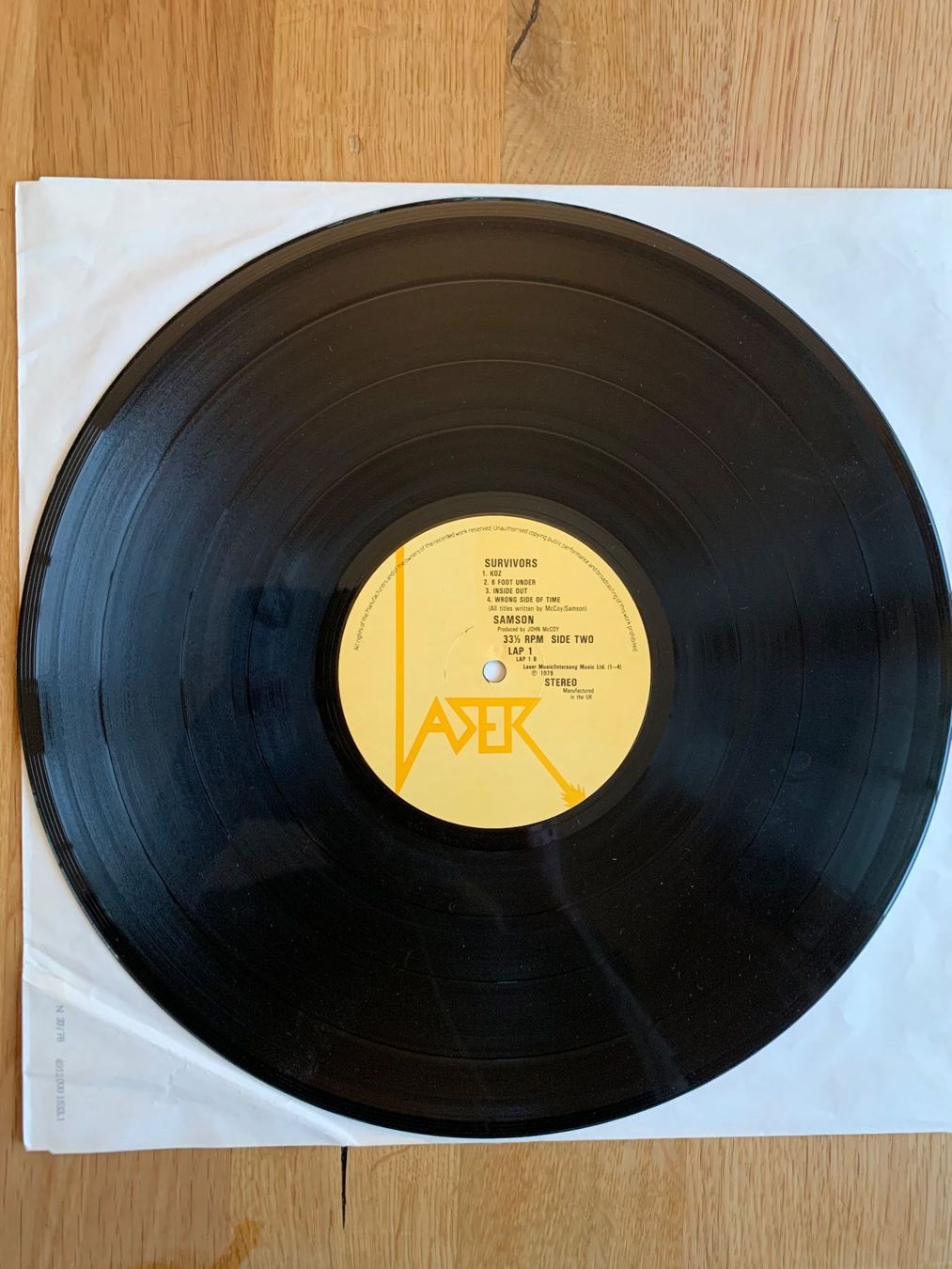 Dischi in vinile: Samson - Survivors – Usato da Balzers venduto da Amontelm 2