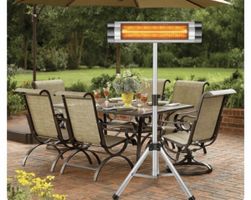 AREBOS Infrarot Heizstrahler 2500W mit Fernbedienung neu