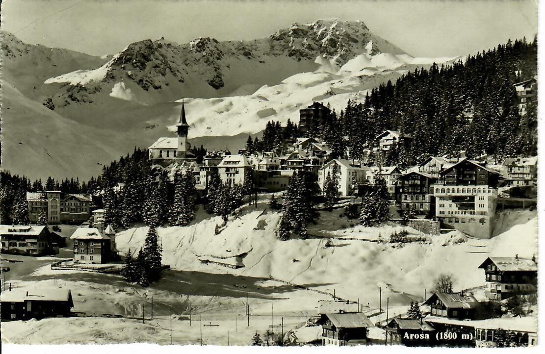 Ansichtskarten: Arosa 1950 – Gebraucht aus Hochdorf von Ziegel-16