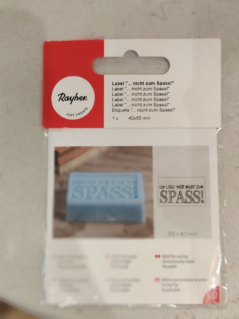 Rayher Stempel: tampon savon// stampel seifen – Neu und originalverpackt aus St Gallen von pat_t76j